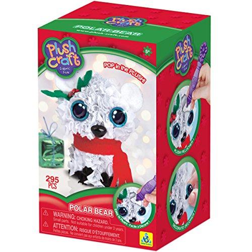 Plush Craft Mini Polar Bear 3D Figurine
