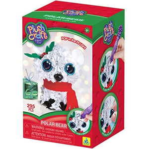 Plush Craft Mini Polar Bear 3D Figurine