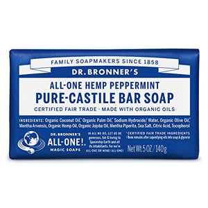 Dr. Bronners - Magic Pure-Castile Bar Soap Organic Peppermint - 5 oz. by DR. BRONNER'S