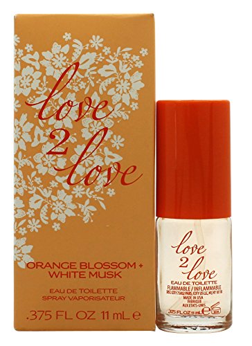 Love2Love Orange Blossom + White Musk Eau de Toilette 11ml Spray
