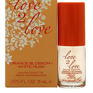 Love2Love Orange Blossom + White Musk Eau de Toilette 11ml Spray