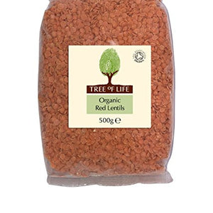 Tree of Life Organic Red Lentils, 500g
