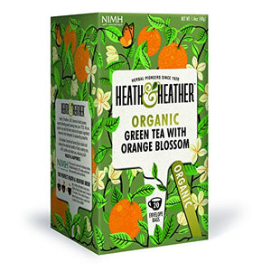 Heath & Heather | Organic Green Tea & Orange Blossom | 6 X 20 Bags