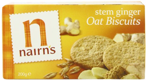 Nairns Stem Ginger Oat Biscuits 200 g (Pack of 6)