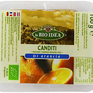 La Bio Idea Organic Candied Orange Peel 100 g (Pack of 4)