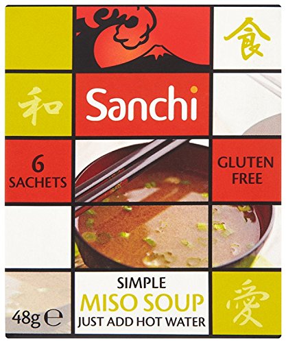 Sanchi Instant Miso Soup 6 Sachets 48 g (Pack of 6, Total 36 Sachets)