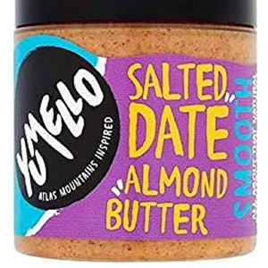 Yumello Smooth Salted Date Almond Butter 230 g, Pack of 1, 97492