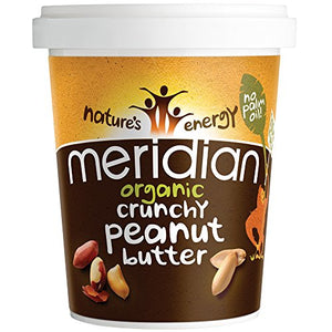 Meridian Organic Crunchy Peanut Butter 454g (Case of 6)