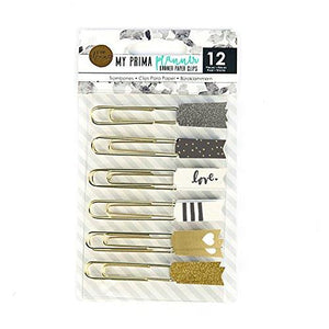 Prima Marketing 655350591458 My Prima Planner Embell-Paper Clips My Prima Planner Embellishment- Banner Paper Clips