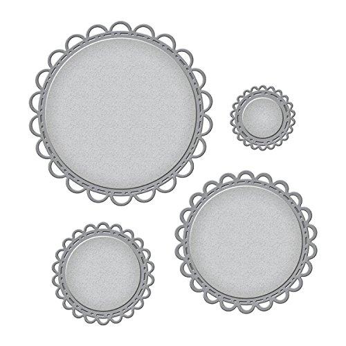 Spellbinders Nestabilities Open Scallop Edge Circles Etched/Wafer Thin Dies