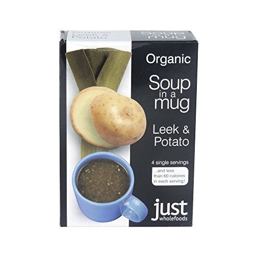 Just Wholefoods Org Soup Leek & Potato 4 x 17g