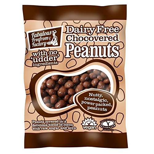 Fabulous Free Factory Dairy Free Chocolate Covered Peanuts 65g (Pack of 12)