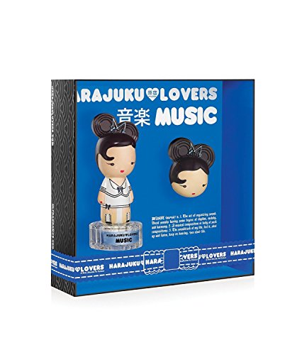 Gwen Stefani Harajuku Lovers Music Set Eau De Toilette 30ml & Solid Perfume Gift Set For Her