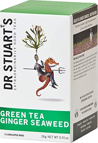 Dr Stuarts Green Tea Ginger & Seaweed 15bag X 4 (Pack of 4)
