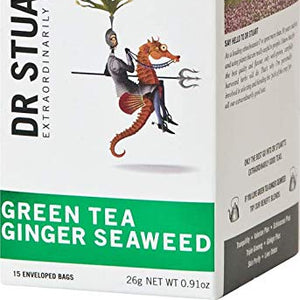 Dr Stuarts Green Tea Ginger & Seaweed 15bag X 4 (Pack of 4)