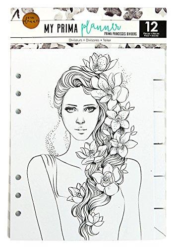 Prima Marketing 655350591496 My Prima Planner Embellishments-Dividers My Prima Planner Embell- Prima Princesses Dividers
