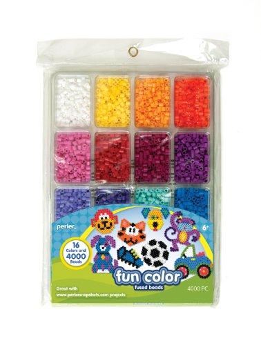 Perler 80-17513 Fused Bead Tray 4000/Pkg-Fun Color