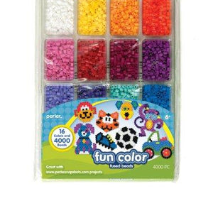 Perler 80-17513 Fused Bead Tray 4000/Pkg-Fun Color