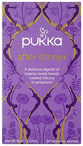 Pukka Organic After Dinner Herbal Tea, 20 sachets