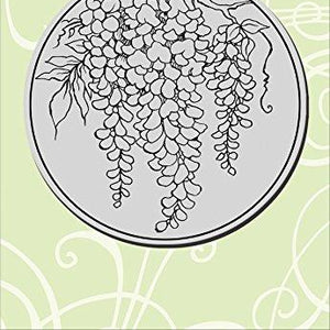 STAMPENDOUS Cling Stamp, Wisteria Circle