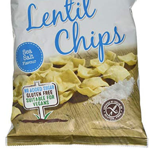 Eat Real Lentil Sea Salt Chips 40 g (Pack of 12)