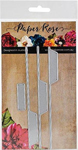 Paper Rose Dies-File Tabs
