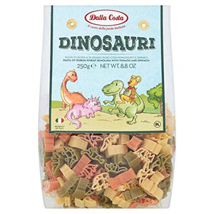 From Costa Alimentare Srl. Dalla Tri-Colour Dinosaur Pasta 250 g