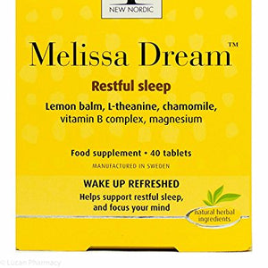 New Nordic Melissa Dream Restful Sleep  40 Tabs