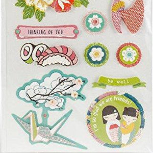 Paper Crane Layered Stickers - Photoplay