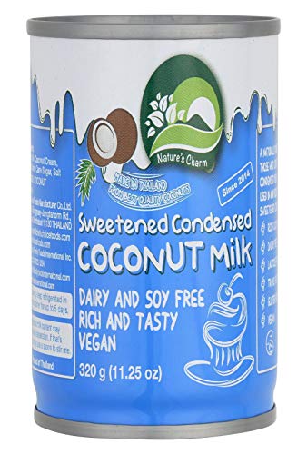 Nature's Charm Sweetned Condensed Coconut Milk, 11.25 Oz. (Pack of 4)