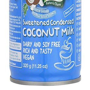Nature's Charm Sweetned Condensed Coconut Milk, 11.25 Oz. (Pack of 4)