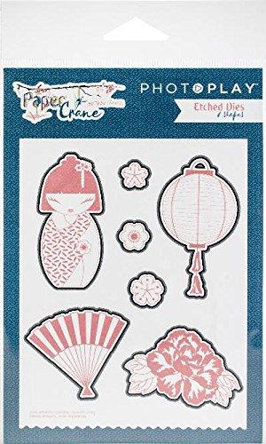 Photoplay Paper PC8807 Crane Etched Die
