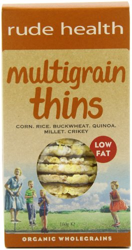 RUDE HEALTH Organic Multigrain Crackers 160g (PACK OF 5)