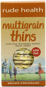 RUDE HEALTH Organic Multigrain Crackers 160g (PACK OF 5)