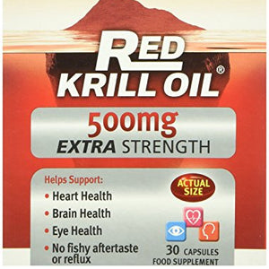 Red Krill Oil 500mg 30 Capsules x 2 Pack Deal Saver
