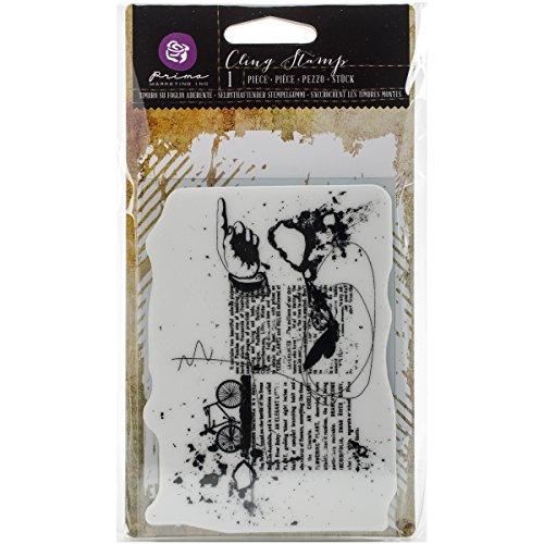 Prima Marketing Cling Stamp 3.5"X5" -Pictionary
