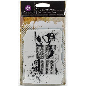 Prima Marketing Cling Stamp 3.5"X5" -Pictionary