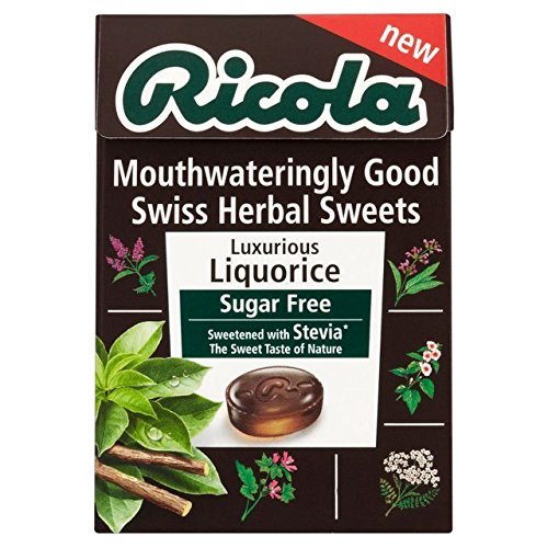 Ricola Box - Liquorice With Stevia 45g (PACK OF 5)