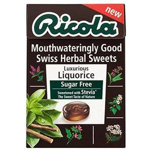 Ricola Box - Liquorice With Stevia 45g (PACK OF 5)