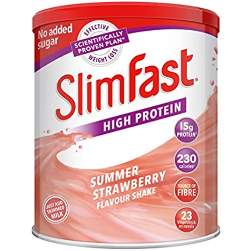 Slimfast Summer Strawberry Shake Powder, 438 G