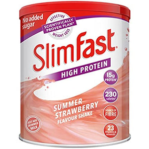 Slimfast Summer Strawberry Shake Powder, 438 G