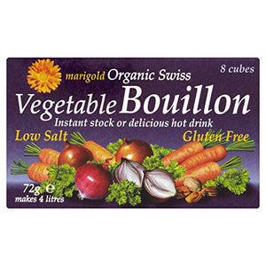 Org Veg Bouillon Reduced Salt (8 Cubes) *Bulk Pack of 12*
