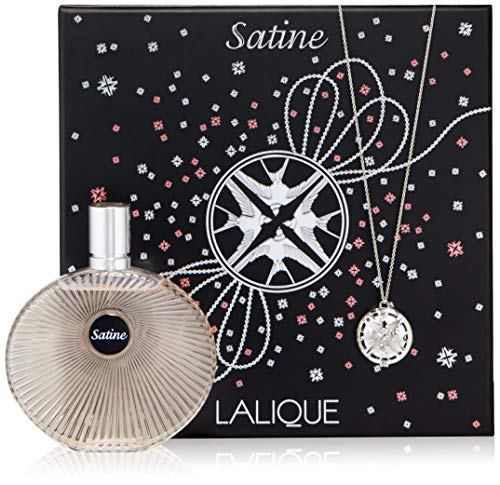 Lalique Satine Eau de Parfum and Necklace Gift Set For Her, 100 ml