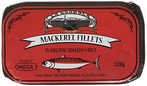 La Gondola Mackerel in Organic Tomato 120 g (Pack of 5)