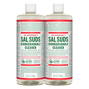 DR BRONNERS Organic Sal Suds Biodegradable Cleaner - Contains SLS 946ml (PACK OF 2)