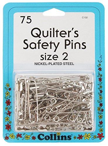 Quilt Safety Pin - Size 2 - 75 pieces