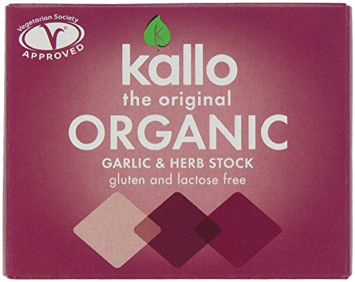 Kallo Organic Garlic & Herb Stock Cubes 66g (Case of 15)