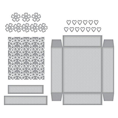 Spellbinders Shapeabilities Heart Flower Box Etched/Wafer Thin Dies