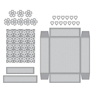 Spellbinders Shapeabilities Heart Flower Box Etched/Wafer Thin Dies