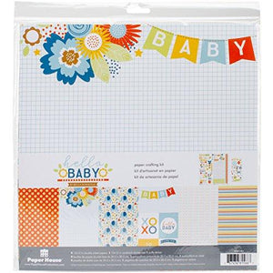 Paper House Productions Hello Baby Boy Paper Craft Product